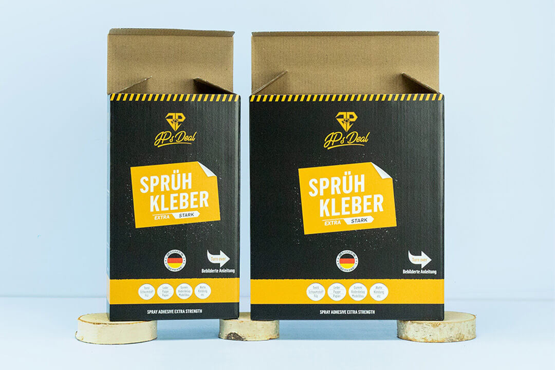 Produktverpackung aus Wellpappe Produktverpackung aus Wellpappe