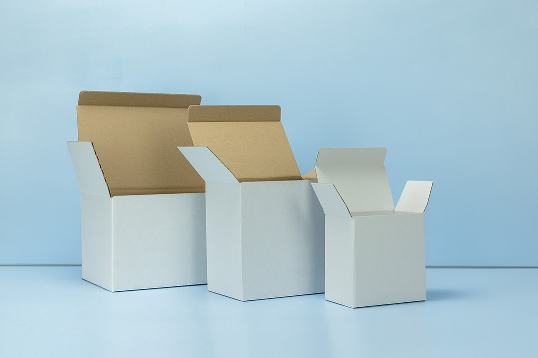 Unbedruckte Versandkartons Unbedruckte Versandkartons
